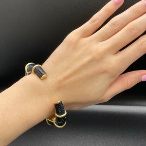 J Crew Black Cuff ✨